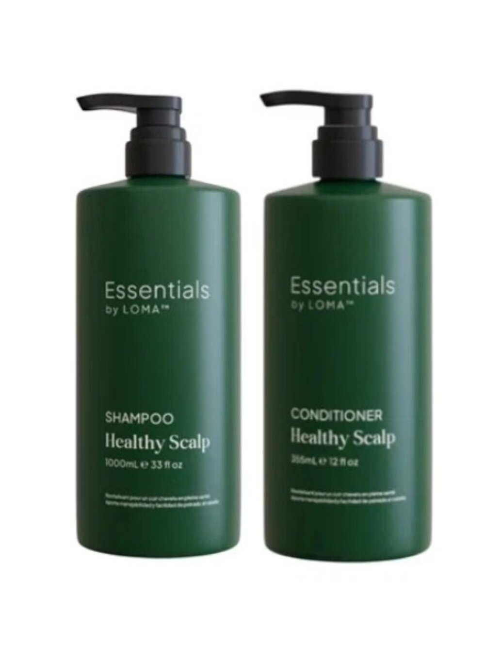 LOMA Healthy Scalp Shampoo and Conditioner 33 oz with pumps